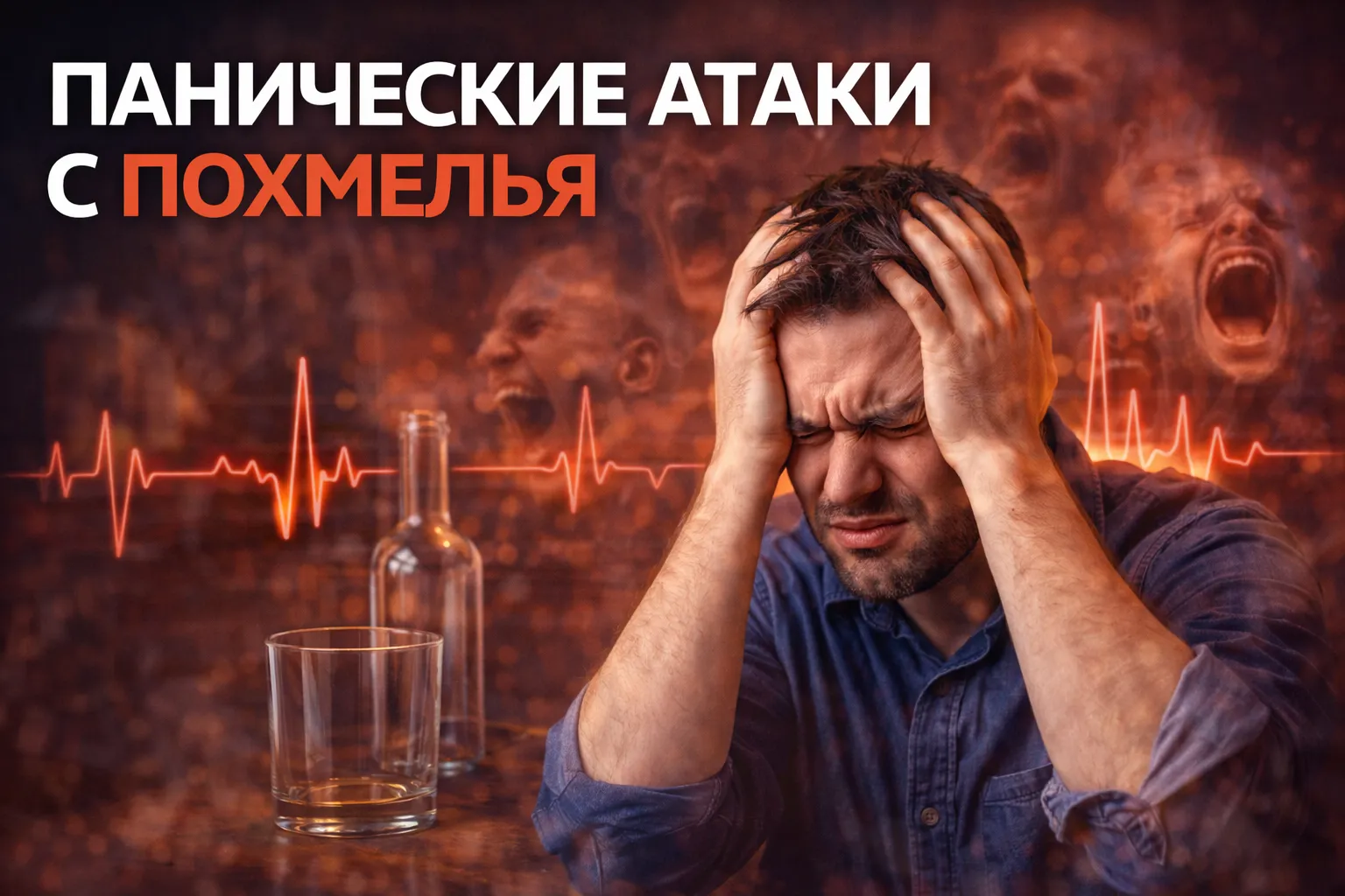 Панические атаки с похмелья: причины и помощь